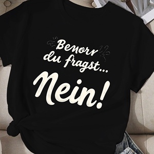 Antes de preguntar no Camiseta cómoda para mujer - Product Image 1