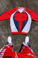 Conjunto Deportivo de Poliéster y Nailon 2026 con Logotipo Personalizado, Chaqueta Cortavientos de Dos Piezas, Pantalones Deportivos, Conjunto Cortavientos de Poliéster para Hombre