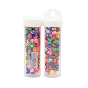 Perline in Barattolo 6x6mm 15g Multicolore per Lavori Manuali - Product Image 1