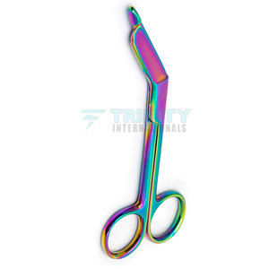 Ciseaux à pansements de style nouveau, à bord tranchant, de qualité professionnelle, pour le travail en clinique - Product Image 2