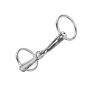 Broca de filete cómoda de alta calidad, broca de filete de anillo suelto de caballo, brocas de boca de cobre de caballo inoxidable para montar en el oeste inglés - Product Image 4