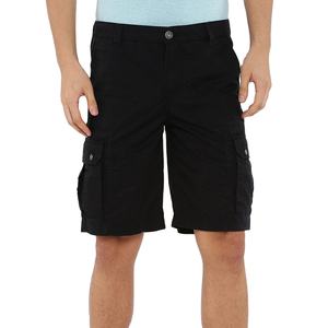 Shorts cargo décontractés pour hommes ajustables, tissu en laine peignée respirant de haute qualité, couleurs personnalisées, design durable, économique - Product Image 1