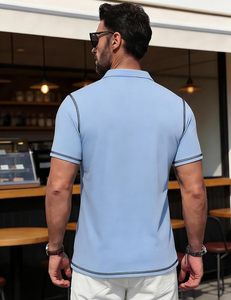 Camiseta Polo Urbana Legend de Algodón Suave, Corte Ajustado, Colección Elite Sports Performance, Secado Rápido para Hombre - Product Image 3