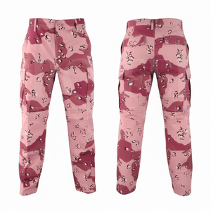 100% High Quality Customized Camouflage Cargo Pants Multi Pocket Outdoor Work <b>Trousers</b> Solid Plain Color Utility Pants For Men's - Product Image 5