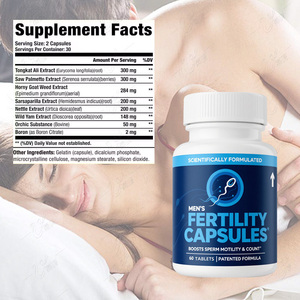 Capsule di fertilità maschile personalizzate in fabbrica Formula efficace per il concepimento e la salute degli spermatozoi - Product Image 5