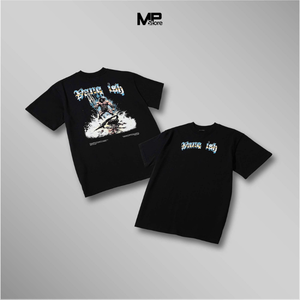 เสื้อยืดคอกลมแขนสั้นพิมพ์ลายโลโก้สำหรับยิมเสื้อยืดสีดำแนววินเทจจากเวียดนาม - Product Image 6