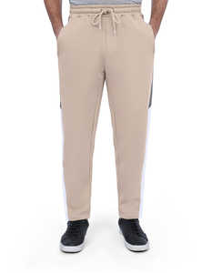 กางเกงวอร์มสีเบจแบบมีบล็อกสี  โลโก้สั่งทำได้  สำหรับฤดูใบไม้ร่วง  ทรงขาตรง  ผ้าโพลีเอสเตอร์/คอตตอน  ผ้าเนื้อดี  ไม่ยับง่าย  ระบายอากาศได้ดี  สไตล์ฮิปฮอป - Product Image 6