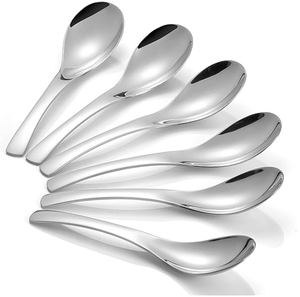 Classic Stainless Steel <b>Soup</b> <b>Spoon</b> Shiny Polished Handmade Dinner table decorative item and best selling sale - Product Image 5