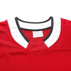 Maillot de hockey sur glace pour hommes de haute qualité, design personnalisé, professionnel, 100% polyester, maille respirante, séchage rapide, confortable, uniforme sportif d'été - Product Image 5