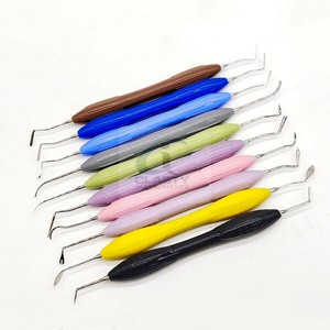 CLASTY INSTRUMENTS CI-DFI-R-165 Ensemble de spatules pour composites dentaires en acier inoxydable, instrument manuel certifié CE - Product Image 1