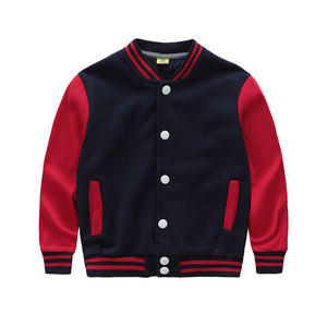 Orange Varsity <b>Jacket</b> With <b>White</b> Sleeves And Striped Trim Casual Unisex Autumn Wear Regular Fit Button Closure - Product Image 3
