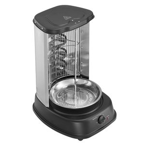 Girarrosto Elettrico Verticale in Acciaio Inossidabile per Gyros e Shawarma, Macchina da Cucina da Banco per Pollo - Product Image 4