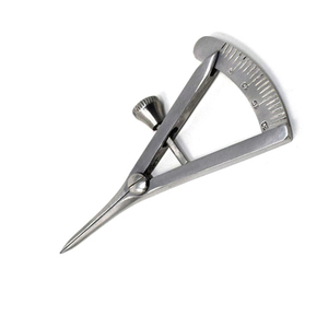 Calibre de mesure manuel Castroviejo, plage de 0 à 20 mm, acier inoxydable allemand, instrument chirurgical réutilisable pour la chirurgie plastique - Product Image 3