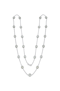 Collar de Amatista Verde en Plata de Ley 92.5 KLSS-40201 - Product Image 4