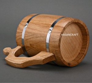 แก้วเบียร์ไม้มะม่วงแท้ 100% และเหล็ก ดีไซน์ล่าสุด คุณภาพเยี่ยม งานแฮนด์เมด ของขวัญที่สมบูรณ์แบบสำหรับคนรัก - Product Image 2