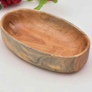 Dernier modèle de bols de service à salade modernes jetables en bois de manguier et d'acacia, vaisselle de fête, prix de gros usine - Product Image 3