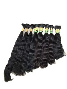 Extensiones de Cabello Humano 100% Virgen a Granel – Negro Natural, Sin Enredos, Sin Caída al Precio Más Bajo - Product Image 3