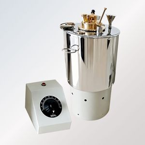 Equipo de Prueba de Destilación Manual por Vapor, Aparato de Destilación Metálico para Laboratorio con Control de Tiempo - Product Image 2