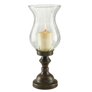 Gold <b>Hurricane</b> <b>Candle</b> <b>Holder</b> Tall Pedestal Stand <b>Glass</b> Cylinder Goblet Wedding Banquet Table Centerpiece Decor - Product Image 6