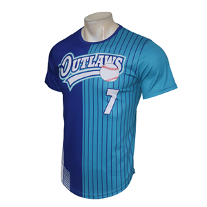 Jersey de béisbol sublimado con logotipo personalizado, camiseta de béisbol transpirable para entrenamiento de alto rendimiento, jersey de béisbol de secado rápido para hombre - Product Image 1
