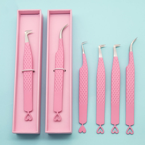 Pinzas Profesionales de Acero Inoxidable para Extensión de Pestañas, con Punta Dentada y Agarre de Diamante, Diseño Preciso y Fino, Opción de Logotipo Personalizado - Product Image 4