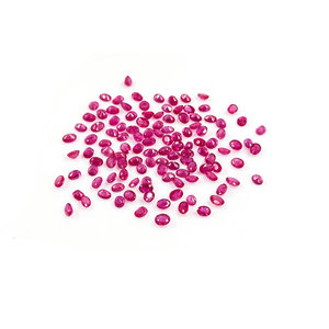 Rubis naturels de Bangkok, ovales calibrés 5x6mm, pierres précieuses facettées naturelles, prêtes à l'emploi pour la création de bijoux - Product Image 2