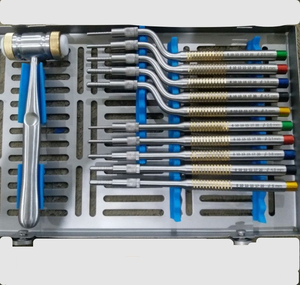 Juego de Osteótomos Dentales para Levantamiento de Senos, Instrumentos de Implantes de Acero Inoxidable, Fuente de Alimentación Manual, BBI-244, Instrumentos con Certificación CE - Product Image 1