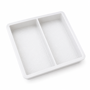 Moule à double cavité en plastique PP pour pavés en béton imitation pierre, directement de l'usine - Product Image 1