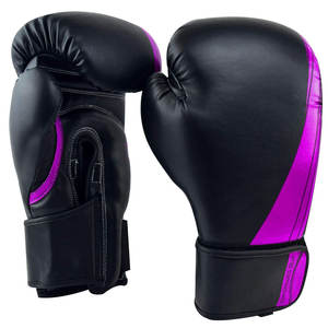 Guantes de MMA de Cuero con Velcro Nuevos al por Mayor 2026 para Entrenamiento de Muay Thai, Guantes de Boxeo de Combate - Product Image 3