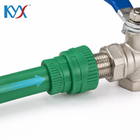 Raccord Droit Mâle PPR Vert 1/2 Pouce à Soudure Thermofusible pour Projet de Canalisation d'Eau Domestique