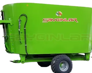High Quality 14 cbm vertical feed mixer for farms from Turkey