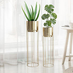 Soporte de Hierro de Tamaño Alto para Macetas, Decoración de Metal para Plantas Artificiales, Macetero Decorativo para Hogar y Bodas, Precio Más Bajo - Product Image 1