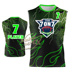 ชุดเสื้อฟุตบอล 7v7 / 7on7 แบบสั่งทำพิเศษ ผ้าแห้งเร็ว ระบายอากาศได้ดี แบบกลับด้านได้ - Product Image 4