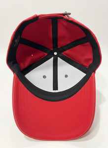 Gorra de Béisbol Roja de 6 Paneles de Calidad Premium, Unisex, Ajustable, con Hebilla Metálica, Color Sólido, de Sarga de Algodón, Estilo Casual para Hombres y Mujeres - Product Image 5