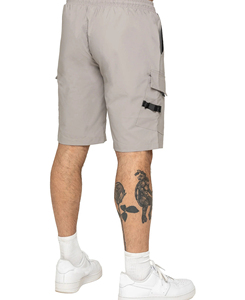 Shorts Cargo Homme Couleur Unie Taille Mi-Haute avec Cordon de Serrage Séchage Rapide Tissu Oxford Décontracté Style Bermuda Collection 2026 en Promotion - Product Image 2