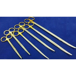 Ensemble de 6 ciseaux Metzenerbaumn à pointe courbée, qualité O.R., 5,5'' 6'' 7'' 8'' 9'' 10'' - Product Image 3