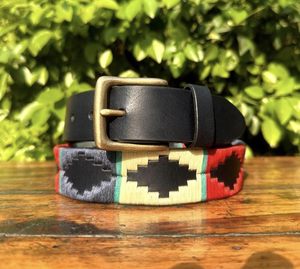 Cinturones de Cuero Genuino de Vaca Hechos a Mano, Duraderos, con Diseño Bordado, Cinturón Polo Personalizado y Colorido, Estilo Único para Hombre, Oferta Especial - Product Image 2