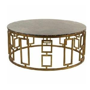 Premium Custom Modern Style Gold Finished Metal Round Coffee <b>Table</b> <b>for</b> Home Use Living Room Furniture Coffee <b>Table</b> - Product Image 1