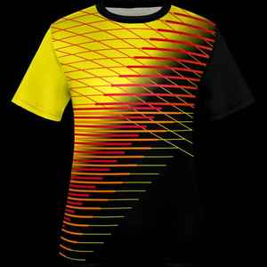 Nouveau maillot de tennis pour homme fabriqué en usine, dernier style, entièrement imprimé numériquement, taille personnalisée, ensembles d'uniformes sportifs en polyester - Product Image 5