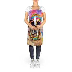Unisex Large Multicolor Weimaraner Hippie Dawg <b>Apron</b> for <b>Cooking</b> Baking Crafts Gardening-for Adults <b>Men</b> Women Kitchen Server - Product Image 5