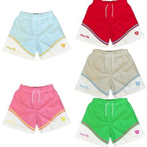 Shorts en maille personnalisés de haute qualité pour homme, avec cordon de serrage, pour la plage - Product Image 1