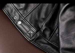 Nueva Chaqueta de Cuero con Cierre de Cremallera, Cuero Premium, Corte Ajustado, Informal, para Invierno, Duradera, Cómoda, Elegante y a la Moda - Product Image 6