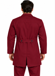 Blouse de laboratoire blanche pour homme, col à revers, manches longues, respirante, en polycoton, uniforme médical, vêtements de travail pour laboratoire de chimie - Product Image 3