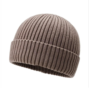High Quality Customizable 100% Acrylic Beanie <b>Caps</b> for Adults Winter Warm Breathable Waterproof <b>Plain</b> Knitted Adjustable Fit - Product Image 3