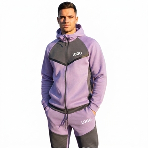 Conjunto Deportivo Casual Elegante para Hombre de Calidad Premium, Chaqueta y Pantalones con Cremalleras y Logotipo Personalizado, Traje Deportivo para Correr y Gimnasio - Product Image 3