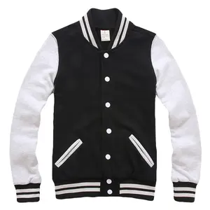 Spring Bomber Letterman Jacket Women and Men Custom Plus Size Men's Plain Blank Baseball Uniform Jackets Unisex Varsities Jacket