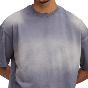 <b>Men's</b> Oversized <b>Tie</b>-<b>Dye</b> Short Sleeve <b>T</b>-<b>Shirt</b> 100% Cotton O-Neck Casual Jersey Fit Solid Color Breathable Design - Product Image 4