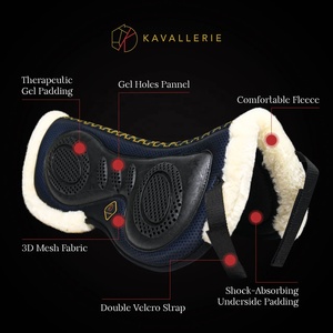 Tapis de selle demi-anglais en polaire nid d'abeille - Product Image 3