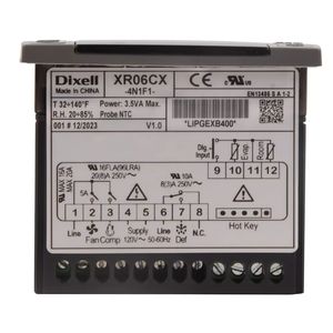 Termostato de refrigeración y congelación con calentador de descongelación, PCB eléctrico metálico, nuevo, inglés - Product Image 4