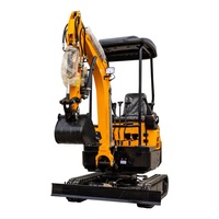 Chine prix d'usine CE/EPA Yanmar Kubota hydraulique 1 tonne 1.5 tonnes remorque pelleteuse remorquable petites pelleteuses mini pelle accessoire